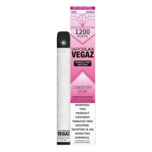 VaporLAX VEGAZ Strawberry Cream Disposable Vape Pen