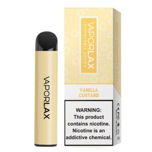 VaporLAX Vanilla Custard Disposable Vape Pen