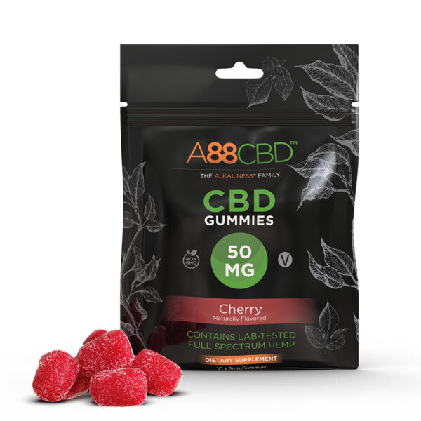 A88CBD Vegan CBD Gummies - Cherry 50mg