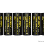BASEN IMR 26650 3.7V 4500mAh Rechargeable Li-Mn Battery (8-Pack)