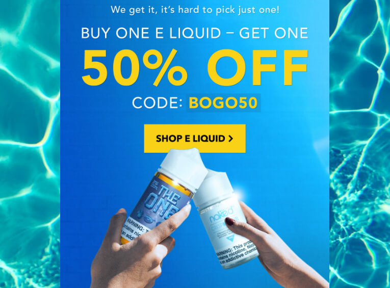 Buy One E Liquid, Get One 50 Off!-Max-Quality image