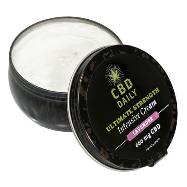 CBD Daily CBD Ultimate Strength Intensive Cream - Lavender 600mg 5oz 5oz