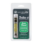 Cannabis Life Delta 8 + CBD Vape Cartridge - Sour Diesel 650mg