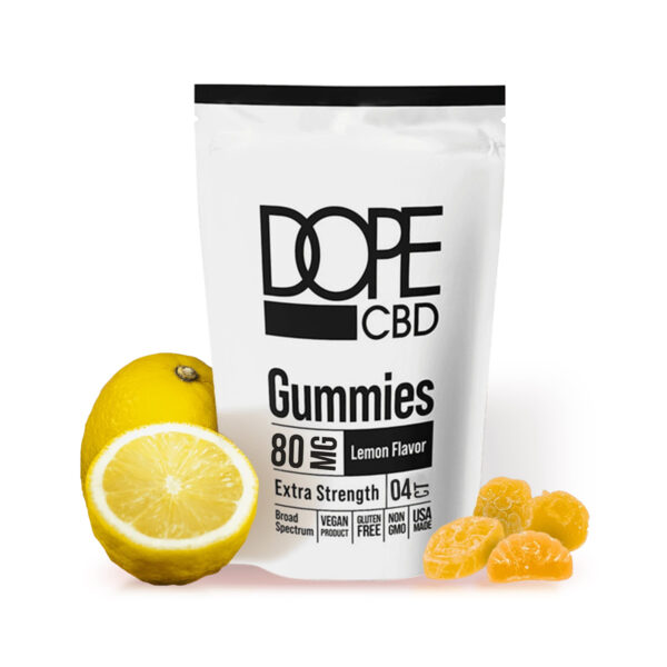 Dope CBD Gummies - Lemon 20mg 4