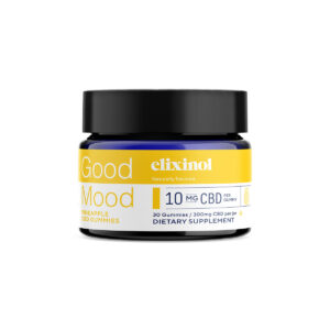 Elixinol CBD Good Mood Gummies - Pineapple 10mg 30 Pack