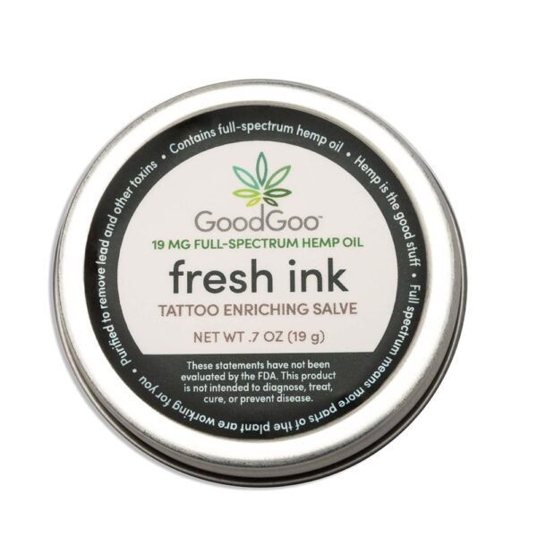 Good Goo Fresh Ink Tattoo Enriching CBD Skin Salve 0.7oz