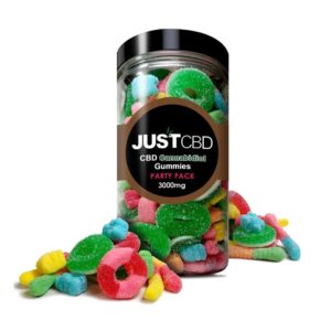 Just CBD Party Pack 3000mg Assorted Gummies