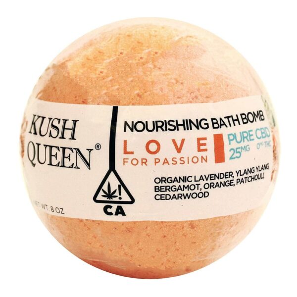 Kush Queen LOVE CBD Bath Bomb 100mg