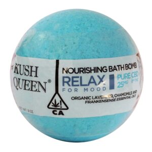 Kush Queen Relax CBD Bath Bomb 25mg
