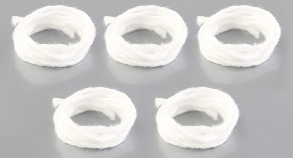 MKWS Twisted Organic Cotton Wick for Atomizer (5-Pack)