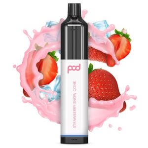 Pod Juice Pod 3500 Strawberry Snow Cone Disposable Vape Pen
