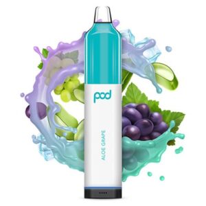 Pod Juice Synthetic Mesh 5500 Aloe Grape Disposable Vape Pen