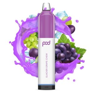 Pod Juice Synthetic Mesh 5500 Glacier Grape Chew Disposable Vape Pen