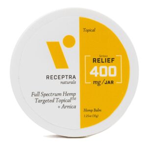 Receptra Naturals Serious Relief CBD + Arnica Hemp Balm 400mg