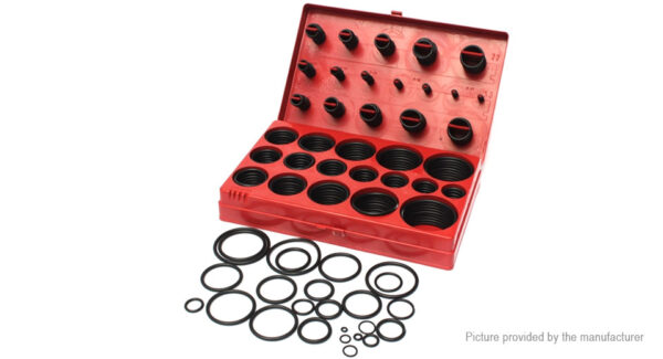 Rubber O-Ring Seals Plumbing Garage Assortment Set (419 Pieces)