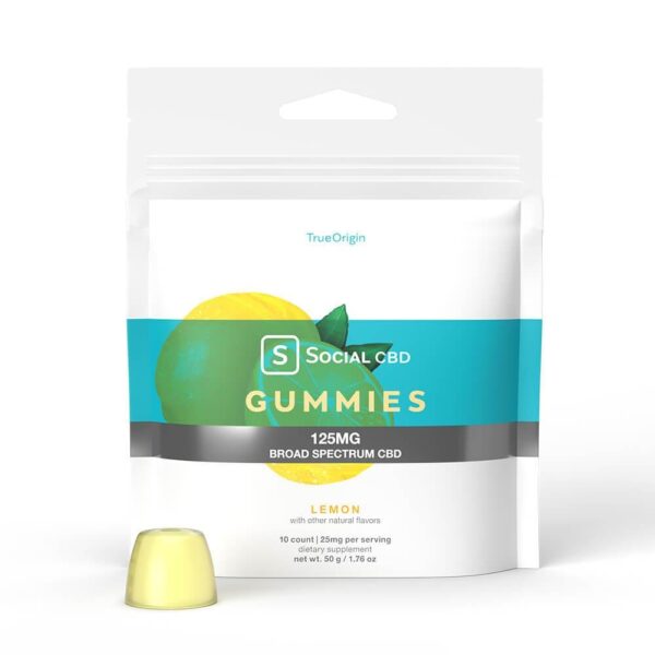 Social CBD Gummies - Lemon 60