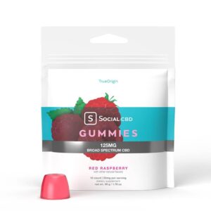 Social CBD Gummies - Red Raspberry 10