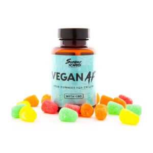 Sunday Scaries CBD Vegan AF Gummies - Sour 10mg 20 Count