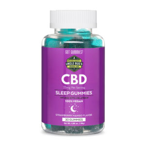 Uncle Buds CBD Sleep Gummies - Strawberry Mango 25mg 30 Count