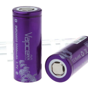 Vapcell 26650 3.7V 5000mAh Rechargeable Li-ion Battery (2-Pack)