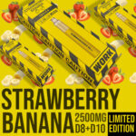 Work Delta 8 + D10 Sledgehammer Disposable Vape - Strawberry Banana 2.5 Grams