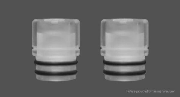 Steam Tuners T8 Styled PMMA 510 Drip Tip (Translucent 2-Pack)