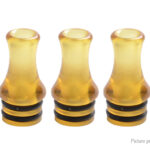 WAVE Styled MTL PEI 510 Drip Tip (Yellow 5-Pack)