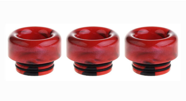 Vapesoon Resion 810 Drip Tip (Red 3-Pack)