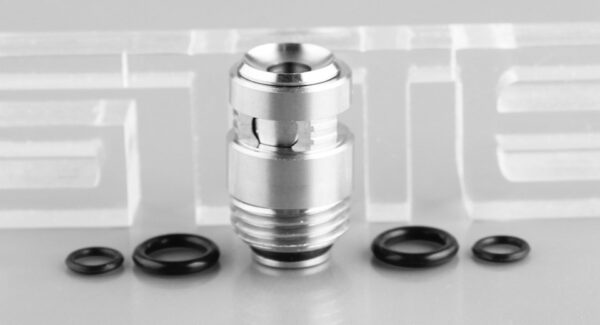 PRC Quantum Shifter Styled Stainless Steel BB Drip Tip for SXK BB / Billet Box Mod (Silver)