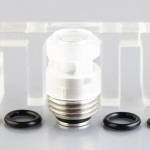 PRC Quantum Shifter Styled Stainless Steel + PMMA BB Drip Tip for SXK BB / Billet Box Mod