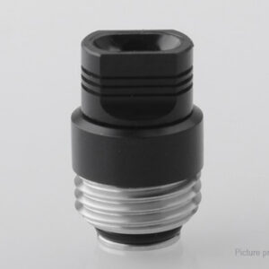 PRC Quantum Styled Stainless Steel + POM 510 Drip Tip for SXK BB / Billet Box Mod Kit (Black)