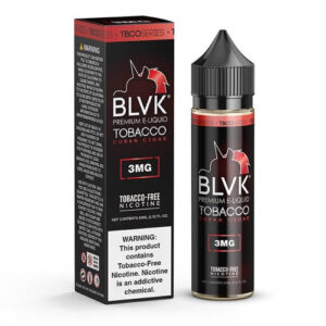 BLVK Premium E-Liquid Tobacco-Free TBCO Series - Tobacco Cuban Cigar - 60ml / 0mg