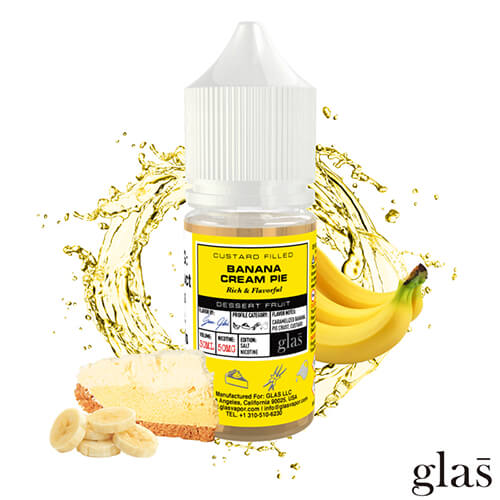 BSX Nic Salts by Glas - Banana Cream Pie - 30ml / 50mg