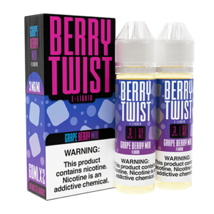 Berry Twist E-Liquids - Grape Berry Mix - 2x60ml / 0mg