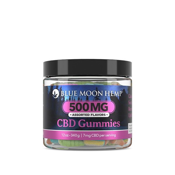 Blue Moon Hemp CBD Gummies Jar (Choose Size)