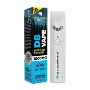 Blue Moon Hemp Delta 8 Disposable Vape 1 Gram (Choose Strain)