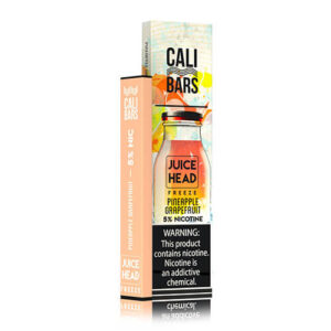 Cali Bars x Juice Head - Disposable Vape Device - Pineapple Grapefruit Freeze - Single / 50mg