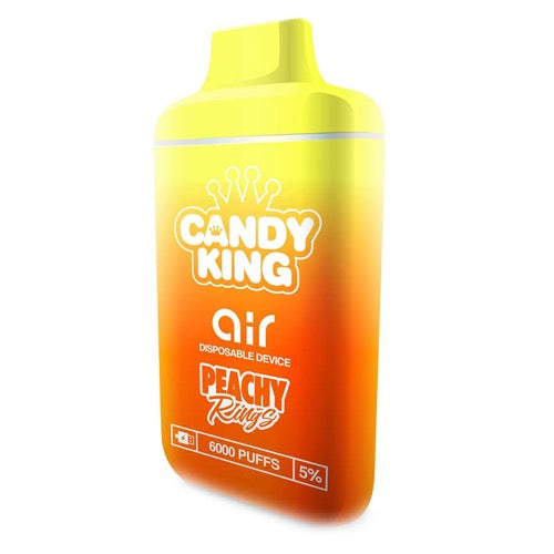 Candy King Air Synthetic Disposable Vape Device Peachy Rings