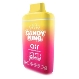 Candy King Air Synthetic - Disposable Vape Device - Pink Squares - Single (12ml) / 50mg
