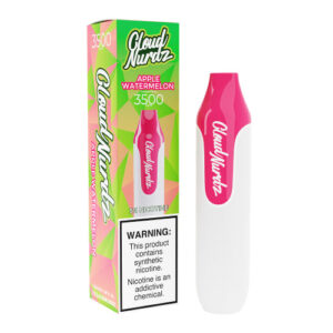 Cloud Nurdz 3500 - Disposable Vape Device - Apple Watermelon - Single (10ml)