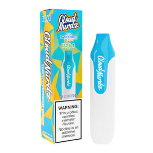 Cloud Nurdz 3500 - Disposable Vape Device - Blue Raspberry Peach - Single (10ml)