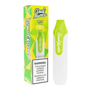 Cloud Nurdz 3500 - Disposable Vape Device - Melon Kiwi - Single (10ml)