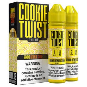 Cookie Twist E-Liquids - Banana Oatmeal Cookie - 2x60ml / 3mg