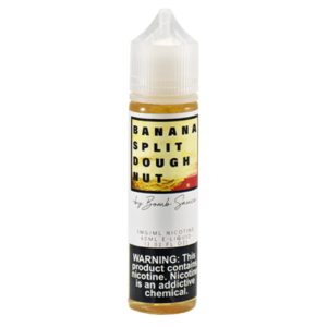 Dessert by Bomb Sauce E-Liquid - Banana Split Doughnut - 120ml / 12mg