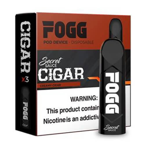 FOGG Vape - Ultra Portable and Disposable Device - Cigar - 3 Pack / 50mg
