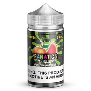 Fanatics E-Juice Salt Nic - Watermelon Peach Gummy Rings - 30ml / 50mg