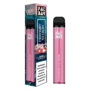 Fat Flow Bar Cube - Disposable Vape Device - Strawberry Ice Cream - Single / 50mg