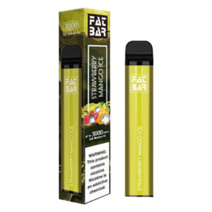 Fat Flow Bar Cube - Disposable Vape Device - Strawberry Mango Ice - Single / 50mg