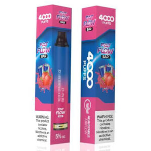 Fat Flow Bar - Disposable Vape Device - Frozen Strawberry Ice / Energy Ice - Single / 50mg