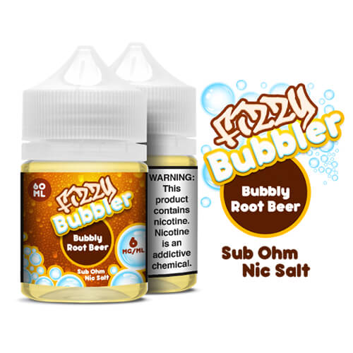 Fizzy Bubbler Nic Salts - Bubbly Root Beer - 60ml / 12mg